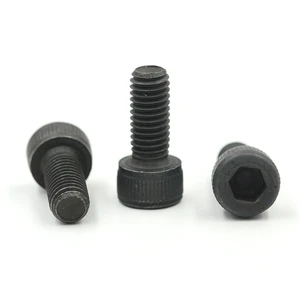 Alloy Steel Knurled Head Thumb Screw T Track Sliding Positioning Industrial Fastener Black Oxide Finish Thumb Screws