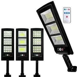 IP65 Wireless Outdoor LED Solar Street Light Remote Control 3 Modes Motion Sensor for Garden Yard Patio Road