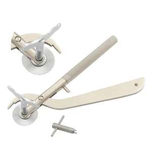 -Style Stainless Steel Ring Cutter 120mm Plain & Serrated Handles Jewelry Making DIY Crafting OEM Crimping Fishing Circlip
