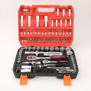 94pcs OEM Multifunctional High-Torque Hand Portable Wrench Kit Car Motorcycle Maintenance Heat-Treated Combination Box Hard Case