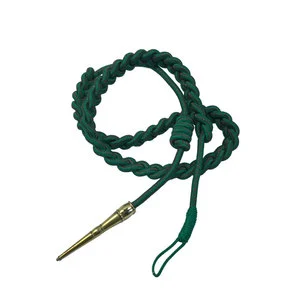 Uniform Accessories New Style Aiguillette Customized Logo Printing Aiguillette Hot Sale Aiguillettes