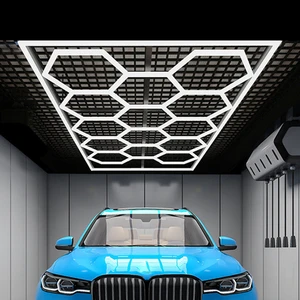Car Detailing Shop Ceiling Hexagon Led Light Lamp Honeycomb Shape Light