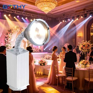 Led Profile Spotlights 10W Battery Powered Wireless DMX Control IP33 CRI90 for Wedding Party Event DJ Stage Exhibition Showroom