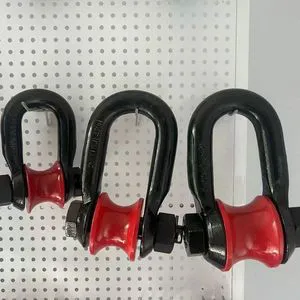 Galvanized Steel Dee Type Pulley Shackle Carbon Steel Bow Pattern Forged Anchor Shackle for Industrial Mining Heavy Lifting