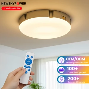 High Quality Indoor LED Solar Light 3 CCT Solar Ceiling Light 200W 300W 400W 500W With Remote Control And Solar Panel For Home