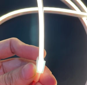 CCT 2700-6500K Color Adjustable 5m Roll 4mm Width 4x8mm 10w/m DC24V Cuttable Pure Silicone Neon Led Linear Light