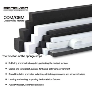 Customized Size PVC Foam Tape Use in Mirror Back Double Sided Fixed Adhesivestrip White Eva Adhesive Strip for LED Mirror