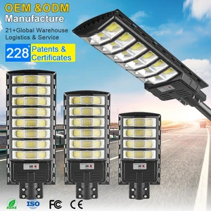 Street Solar Lights 1000W High Power All in One Solar Street Lamp Wall Outdoor IP65 600W 800W Garden Pole Led Solar Street Light