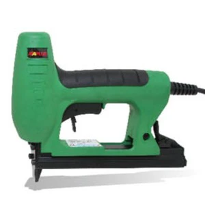 APLUS Professional Grade Electric Staple Gun E1216J 16mm 12.8mm Air Stapler CE Certified 220V/120V Compatible for Upholstery