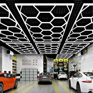 Car Detailing Shop Popular Hexagon Led Light for Ceiling