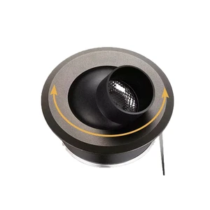 Rotate Ceiling Light Micro Aluminum Cut Size 33mm 1w 3w LED Eyeball Mini Spot Light for Cabinet