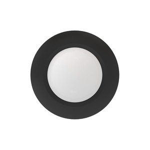 Low Profile Flush Mount Light 4 inch Black LED Light Dimmable 10W Surface Mount LED Ceiling Light