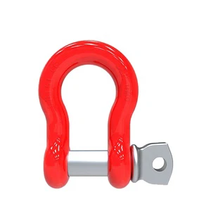 Shenli Rigging Bolt Shackle Safety Bolt Pin Screw/S6 Bolt Type Anchor Bow Shackle Carbon Steel Model SLR-621 For Heavy Industry