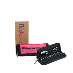 Ridenow Mini Multifunction Household Bike Repair Tool Kit Including Ratchet Extension Rod Hex Torque Wrench Set Screwdriver