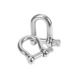 M4 M5 Stainless Steel Shackle Bow Shackle D Shackle With Sliver or Black