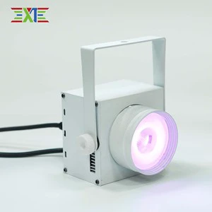 Professional 50W RGBW LED Slim Par Museum Lighting DMX512 Control Ra90 CRI 5600K/3200K Color Temperature IP20 Art Exhibition