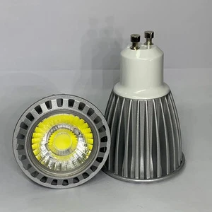 Die-casting Aluminum COB Lamp Cup GU10 220V 7W White Light 9W Neutral Light High-brightness Spotlight Lamp Cup High Pressure Spo