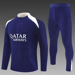Men's Football Jersey 24/25 Season 100% Polyester Breathable Quick Dry Stretch Long Sleeve Training Suit Logo Options for