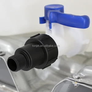 PP Rotary Reducer Joint Chemical Resistant Swivel IBC Tank Adapter S60x6 to 1/2