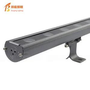 18w LED Linear Flood Light IP65 Contour Landscape Lighting Fixture DMX512 RGBW Wall Washer