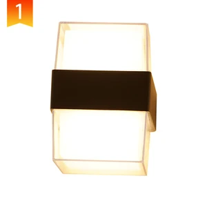 Indoor Outdoor Interior Applique Murale Wall Lamp Garden Led Light Home Decor Square Wall Lamps