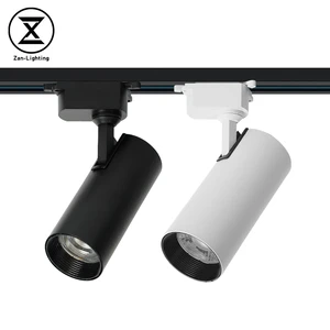 High Quality Aluminum Spot 360 Angle Adjustable 10W 20W 30W 110V 265V Indoor Showroom Shop Exhibition LED Track Light