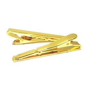 China Direct Sales From Popular New Product Manufacturers 54*5mm Tie Buckle Gold Tie Jacket Tie Clip