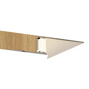 Side Light Aluminum Alloy Ultra-narrow Groove Living Room Ceiling Line Light Wider Z-shaped Shadow Seam Profile 5-Year Warranty