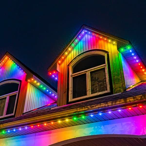 Gemstone Led Rgb Light Strip Permanent Outdoor Led Christmas Lights Point Light Led