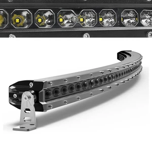Super Slim 38 44 50 Inch Led Light Bar Curved Single Row for Jeep