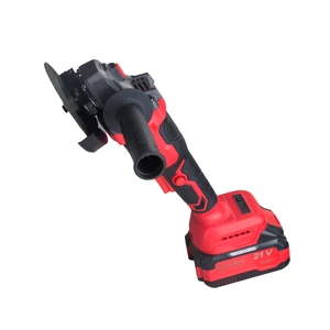 Brushless Cordless Angle Grinder Rechargeable Lithium Battery Portable Cut Off Grinder No Load Speed Adjustable