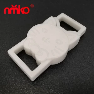 10mm DIY Cat Accessories Adjustable Cat-Shaped Colorful Plastic Quick Release Buckles Made Durable POM Material for Pet Cats