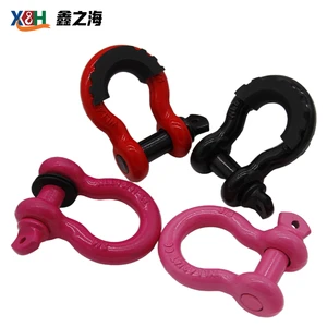 Wholesale Prices Stainless Steel 304 Bow Shackle Screw Pin Heavy Duty Anchor Shackle Large Bow Shackles