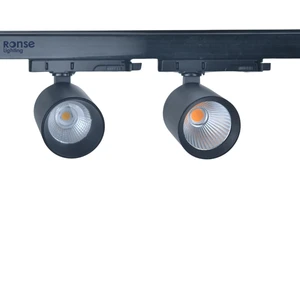 RONSE Modern Design 20W 30W 35W High Power COB Chip LED Track Light Dimmable Circular Track Lighting