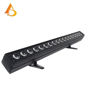 Hot Selling Dmx Wall Washer Light Color Changing Wash Bar 18pcs 18w Linear Wall Washer Light