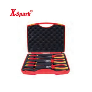 X-SPARK VDE 1000V Insulated Hand Tools Kit Hard Case OEM Customizable Chrome Vanadium Steel 3-Year Warranty 24PCS Electrical Set