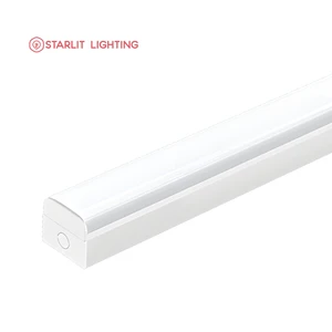 LED Batten Fixture Industrial 12W/22W/30W IP54 Rated 3000K-6500K Color Temp Parking Lot High Bay Workshop Strip Linear Lamp