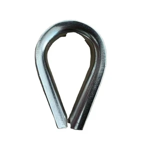 Stainless Steel Wire Rope Thimble Heart Shape Cable Protector Marine Rigging Ferrule for Boat Yacht Shade Sail