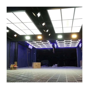 Best Quality Car Shop Honeycomb Garage Workshop Bright White Light Wall 110V 220V