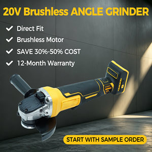 Professional Industrial 800W Brushless Cordless Angle Grinder 125mm Slide Compact Lightweight for Fast Cutting Grinding Work