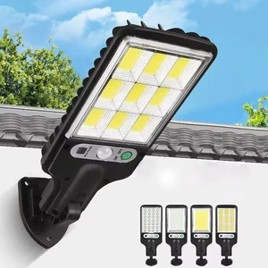 72 108COB Outdoor Solar Street Light Motion Sensor 3 Modes Human Induction Waterproof Solar Light for Garage Garden Patio