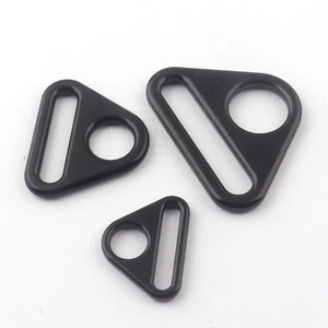 Various Size Black Handbag Triangle Buckle,Metal Alloy Buckle for Bag Parts