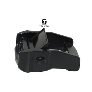 Wholesale 38mm 1.5 Inch Silver Black Cam Buckle Hardware Component 800kg for Lashing Strap Tie Down Cam Buckle