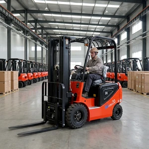 Promotion 1T 1.5T 2T 2.5T 3T 3.5T 4T Mini Portable Compact Standing Type Electric Forklift For Commercial Stacking