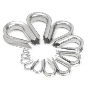 Customized Stainless Steel 304 U-shaped Clip Electric Circular Wire Rope Ring Flexible Gooseneck Building Type Polish Finish