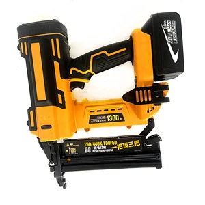 3 in 1 Cordless Nail Gun Brushless 20V Multi-Function 1.5 Per Second 1300mAh 2.0AH 45min Charge 3.15kg Lightweight Straight New