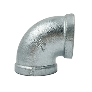 Factory Direct Sales GI Pipe Fittings Hot Dip Galvanized BSP Elbow for Oil Water Gas