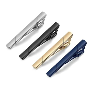 2026 China Cufflink Manufacturer SupplierB 60MM Men Colourful Prevent Scratch Tie ClipSmooth and Rust Proof Tie Clip