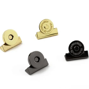 Factory Ivoduff Metal Double Side Clip Magnetic Buckle Hardware Magnet Button