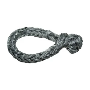 China Factory Sales Customized Size UHMWPE Soft Shackle for Off-Road Recovery SUV Towing Boating Sailing Featuring Bow Shackles